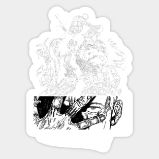 Dorohedoro ''GROWING PAINS'' V1 Manga Anime Sticker